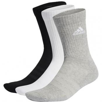 Adidas Hohe Baby-Socken Unisex 3er-Pack Grau Größe 22/24