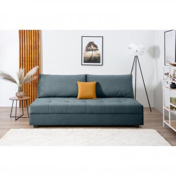 Sofa‑Bett DARIA mit Stauraum – 194 cm B × 41 cm H × 90 cm T, PETROL