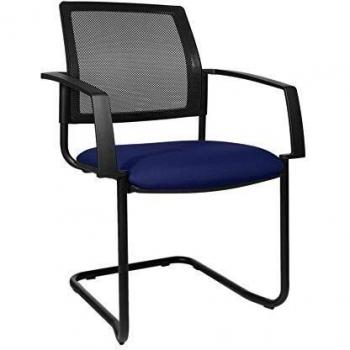 Topstar Besucherstuhl 2er Set BtoB 20 BB400A G260 blau/schwarz