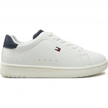 Tommy Hilfiger Sneaker Bambino JACK Bianche Low Cut Lace-Up