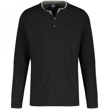 Langarmshirt LERROS – Klassischer Serafinokragen