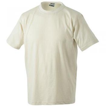 Stone Round Neck T‑Shirt (HN) – Small – James & Nicholson
