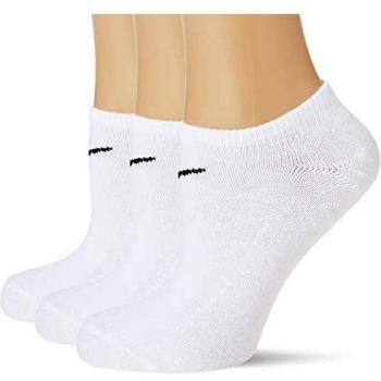 Nike Herren No Show Socken, 3er Pack, Farbe: Weiß, Größe: XX-Large