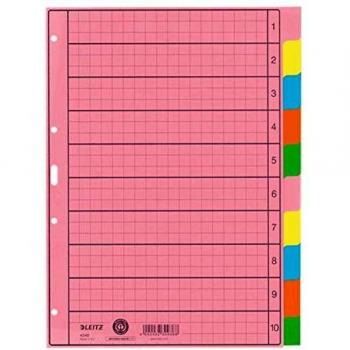 Répertoire en papier nature Leitz A4 10 poches