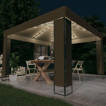 Tonnelle Double Toit Prolenta avec Éclairage LED