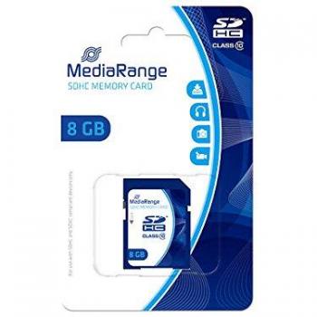 Carte Mémoire SDHC MediaRange 8Go Classe 10 MR962