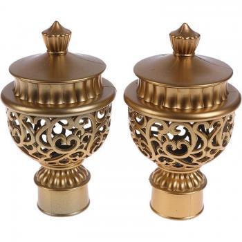 Accesorio Barra Cortina Vintage 28mm – Paquete Dual