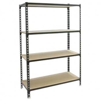 Simonrack Métal & Bois – Étager à 4 niveaux, capacité 150 kg