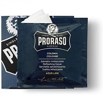 Proraso Cologne On Tissue, Azur Lime, 6-Piece