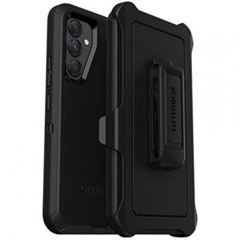 Étui militaire OtterBox – Polycarbonate recyclé, coque noire, Galaxy A54 5G