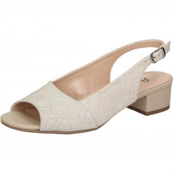 Sioux Damen Sandale Zippora „Schnellverschluss“ – Grau, Größe 38–42