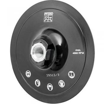 PFERD KRH 125 M14 Hook-and-Loop Disc Holder, Max Speed 4850 RPM