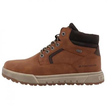 Tom Tailor Herren Stiefelette Lederimitat/Textil in Braun