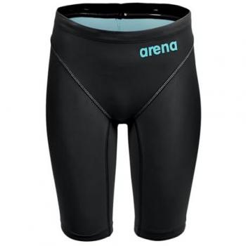 Arena Powerskin Impulso Jammer Badehose – Jungen, FINA-zertifiziert, Schwarz 12/13