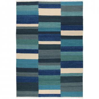 Kilim Artístico Azul 300x250 CM