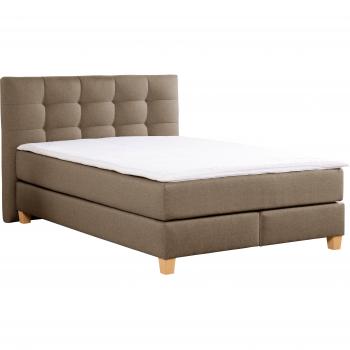 HOME AFFAIRE Boxspringbett Moulay, Komplettbett mit Topper