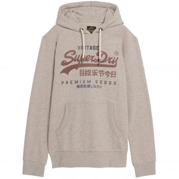 Hoodie Superdry Heritage XL – Tonalità beige Marl