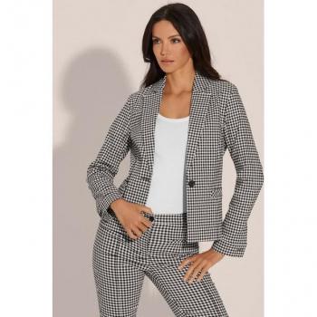 MADELEINE Chic Blazer im feinen Vichy-Karo