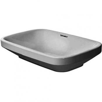 Duravit DuraStyle évier de 60 cm sans trop-plein ni trou de robinet, coloris blanc avec Wondergliss