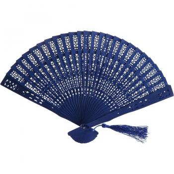 Hand‑Carved Vintage Wooden Hand Fan – Portable Home Decor