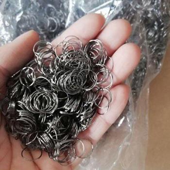 600pcs 11mm Crystal Connecting Rings for DIY Bead Curtains