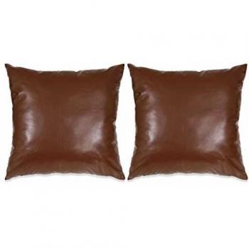 VidaXL 2 Cuscini Imbottiti 60x60 cm Marrone