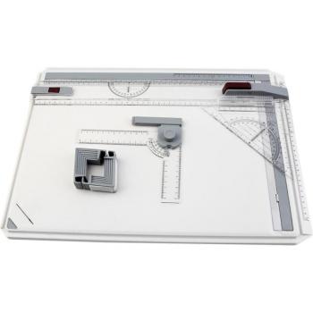 Tablero de Dibujo Portátil con Movimiento y Paleta A3