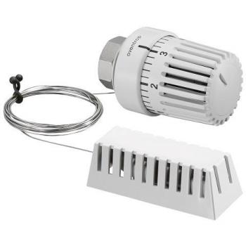 Oventrop Uni LH Thermostatkopf, 2m Fernfühler, 8-38 °C, ohne Nullstellung, weiß