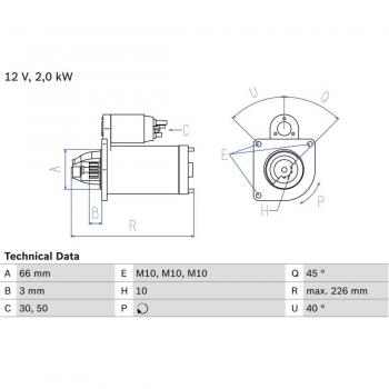 Bosch Power‑Starter 0 986 029 090 – Auto Bandeninflator