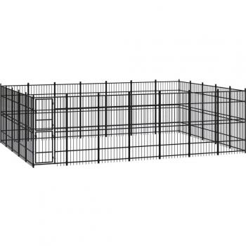 VidaXL Stahl-Hundezwinger 32,26 m²