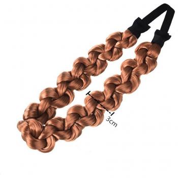 Torsion de cheveux synthétiques bohèmes et élastique