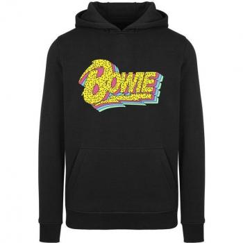 Herren Kapuzenpullover Moonlight von David Bowie in Schwarz