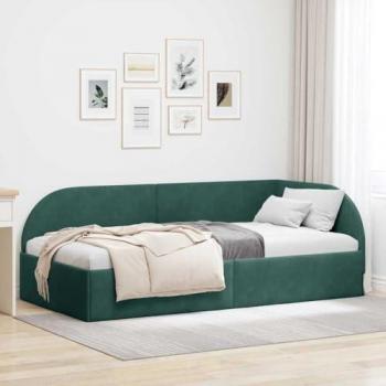 Marco de Cama en Esquina Verde Oscuro 80x200 – Vidaxl
