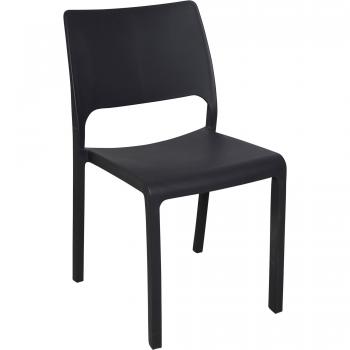 Silla Dmora apilable antracita