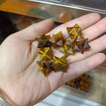 5 Pack 12MM Hexagram Star Gemstone Decor