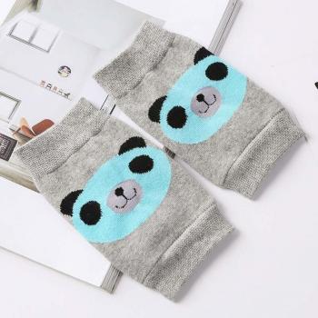 Ladies Cotton Knitting Knee Protectors with Panda Pattern
