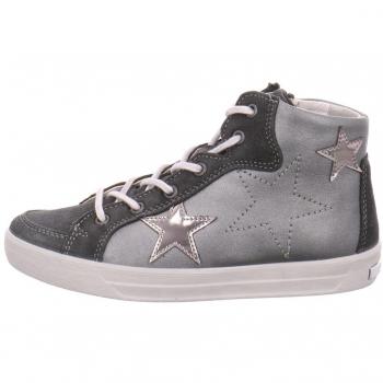 Ricosta Mädchen-Sneakers Beverly, Hoch in Grau, EU 31