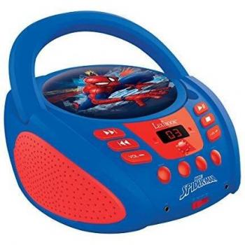 Spider‑Man LexiBook – Lecteur CD portable, Bluetooth, RCD108SP
