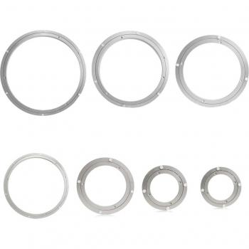 12 Zoll Aluminium Schwenkplatte Silber
