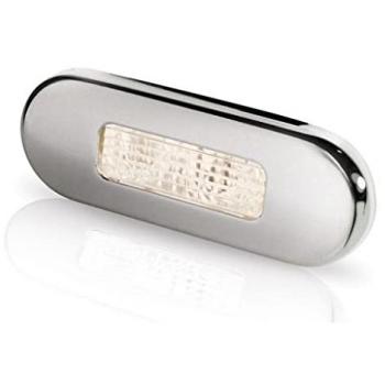 Hella Marine Surface Mount Oblong LED Courtesy Lamp (Warm White), 12‑24V, 0.5W – 980869401