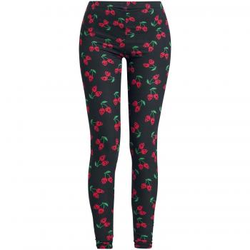 Pantalon de Sport Rockabilly Femme Noir