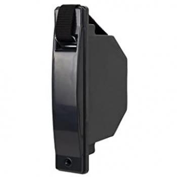 Recogedor de Cinta para Persianas Compacto Negro 20 mm con Embellecedor y Longitud de 5,5 Metros