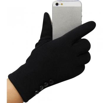 Women's Cashmere Wool Winter Warm Touchscreen Mittens