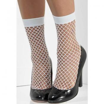 Calzini bianchi a rete