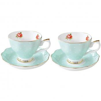 JOUDOO Simple Bone China Tea Set
