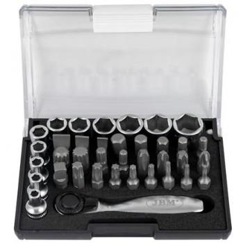 Jbm Estuche Con Trinquete Mini 1/4´´ 38 Piezas