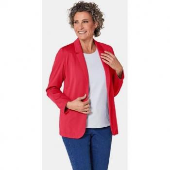 Goldner Fashion Kurzgröße Jerseyblazer – Rot, Gr. 23