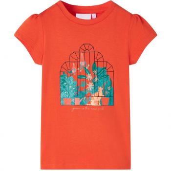 Dark Orange Children's T-Shirt Size 128