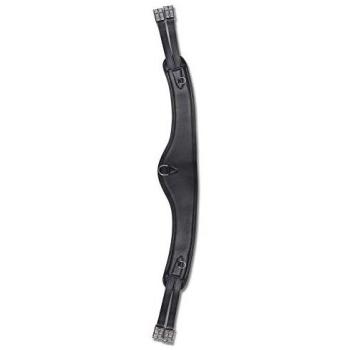WALDHAUSEN Ledersattelgurt Contour, 140 cm, schwarz