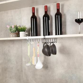 Multi-Functional Hanging Shelf with Hooks